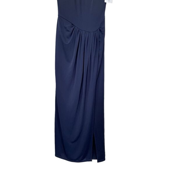 NWT Cinq A Sept | Lezlie Stretch Jersey Sleeveless Midnight Blue Midi Dress 2 - Picture 8 of 13